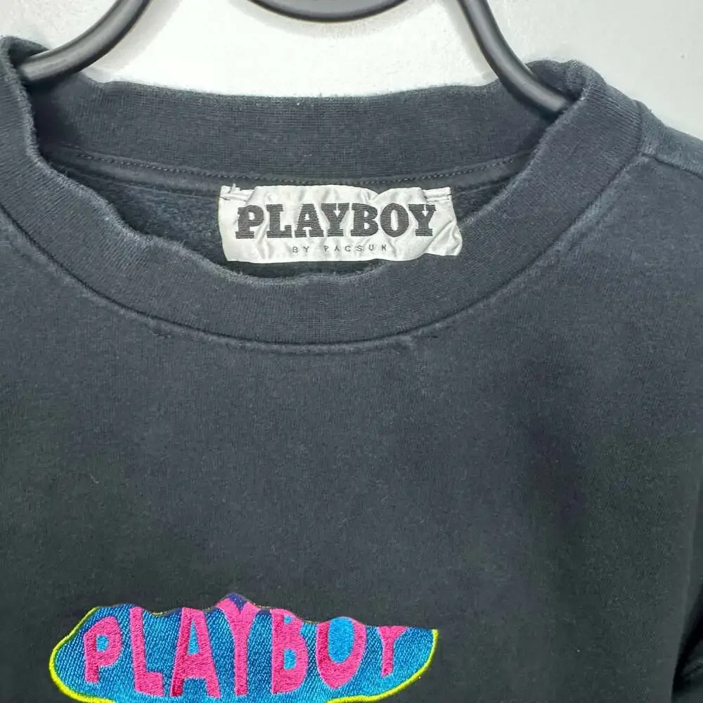 PLAYBOY x PacSun Private Party Embroidered Mens Large Crew Neck Sweatshirt